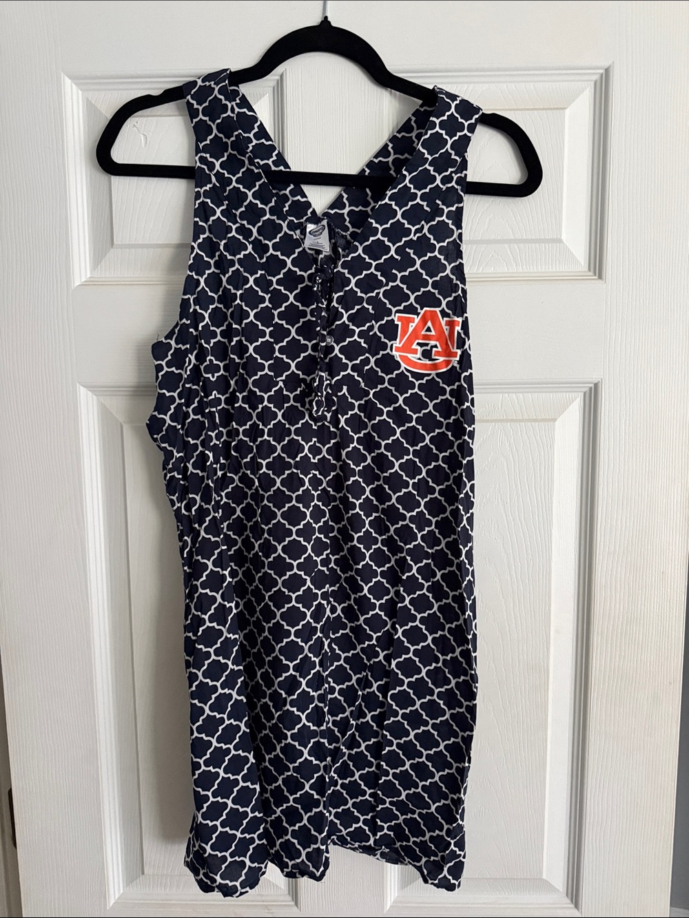 Auburn University Navy Patterned Women’s Tunic Tank